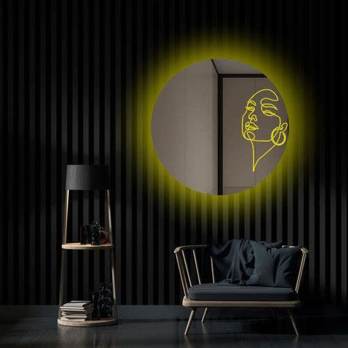 آینه بک لایت گرد کد ۴۲۱